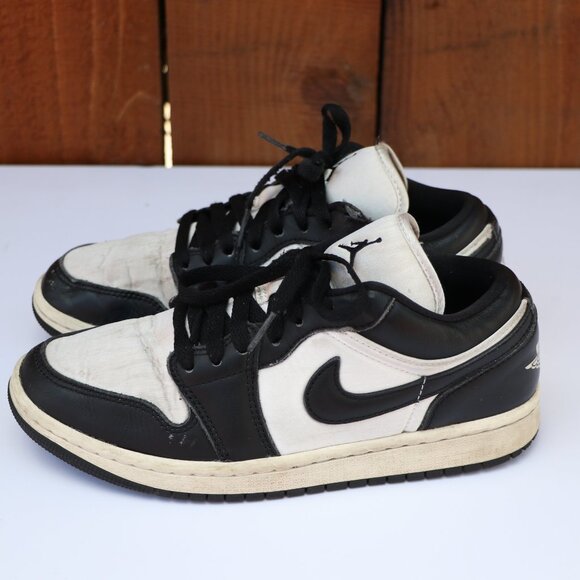 Nike Air Jordan 1 Low SE Vintage Panda Sail Black Womens Sizes - Women Size 7 - Picture 3 of 12